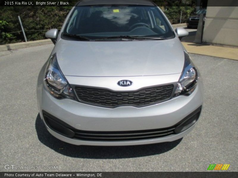 Bright Silver / Black 2015 Kia Rio LX