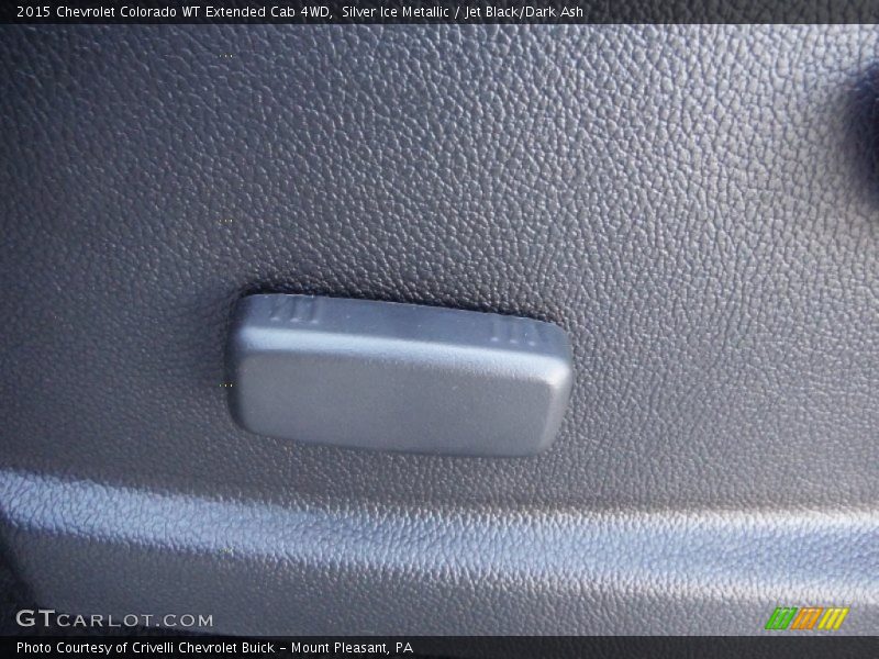 Silver Ice Metallic / Jet Black/Dark Ash 2015 Chevrolet Colorado WT Extended Cab 4WD