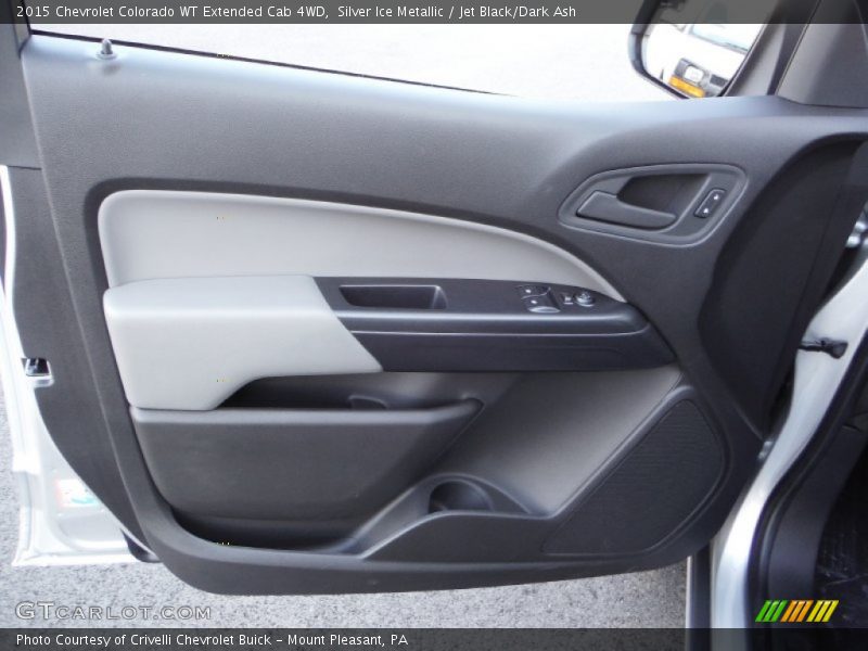 Silver Ice Metallic / Jet Black/Dark Ash 2015 Chevrolet Colorado WT Extended Cab 4WD