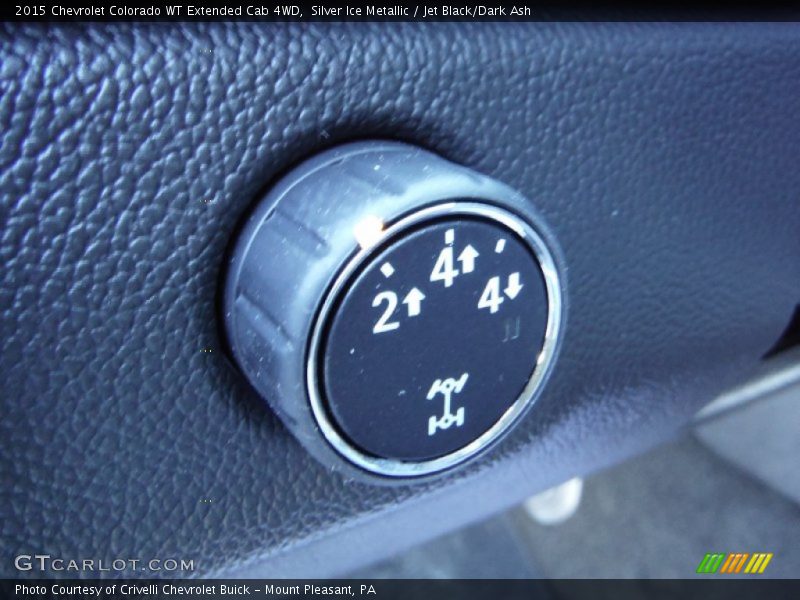 Silver Ice Metallic / Jet Black/Dark Ash 2015 Chevrolet Colorado WT Extended Cab 4WD