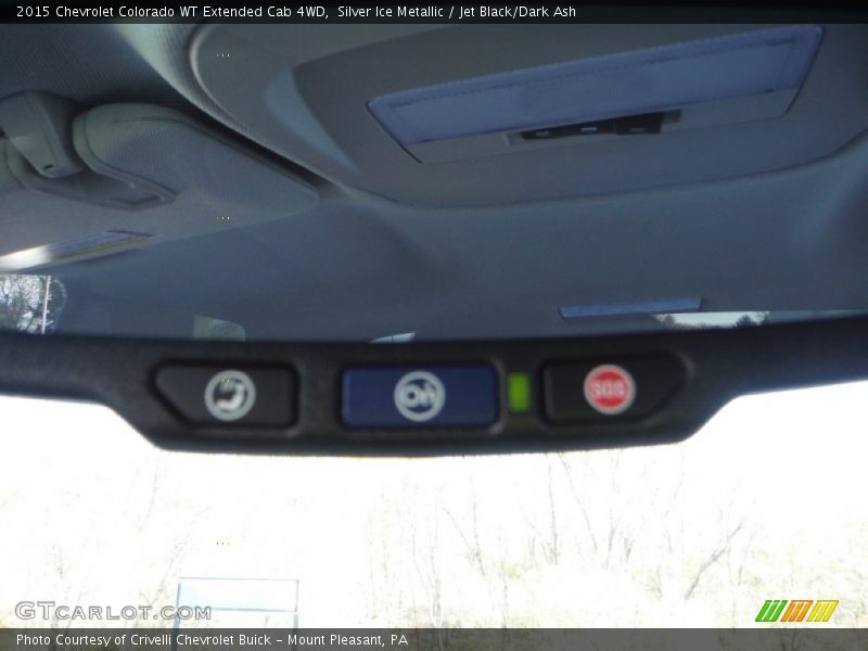 Silver Ice Metallic / Jet Black/Dark Ash 2015 Chevrolet Colorado WT Extended Cab 4WD