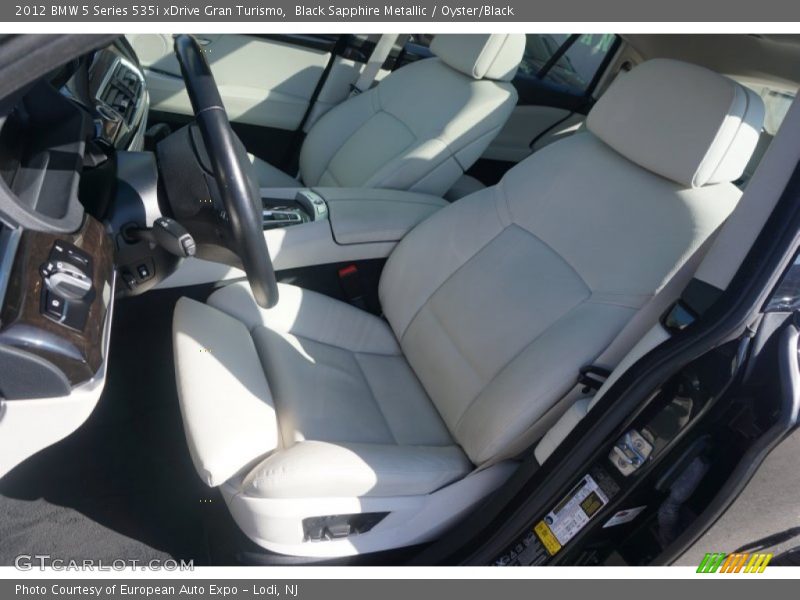 Black Sapphire Metallic / Oyster/Black 2012 BMW 5 Series 535i xDrive Gran Turismo