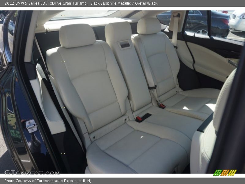 Black Sapphire Metallic / Oyster/Black 2012 BMW 5 Series 535i xDrive Gran Turismo