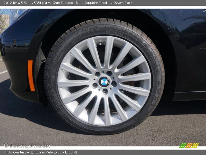 Black Sapphire Metallic / Oyster/Black 2012 BMW 5 Series 535i xDrive Gran Turismo
