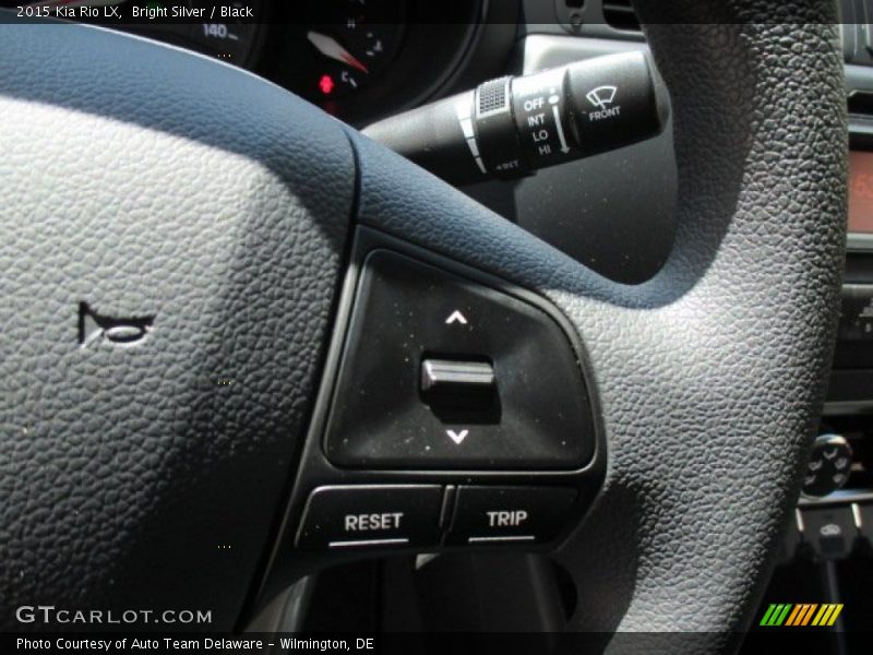 Bright Silver / Black 2015 Kia Rio LX