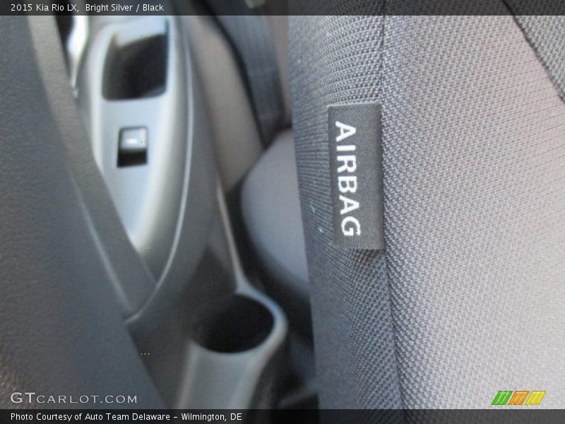 Bright Silver / Black 2015 Kia Rio LX