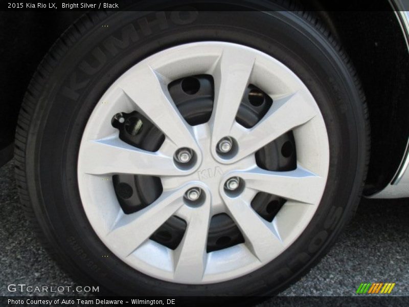 Bright Silver / Black 2015 Kia Rio LX