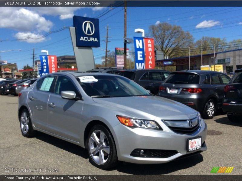 Silver Moon / Ebony 2013 Acura ILX 2.0L Technology