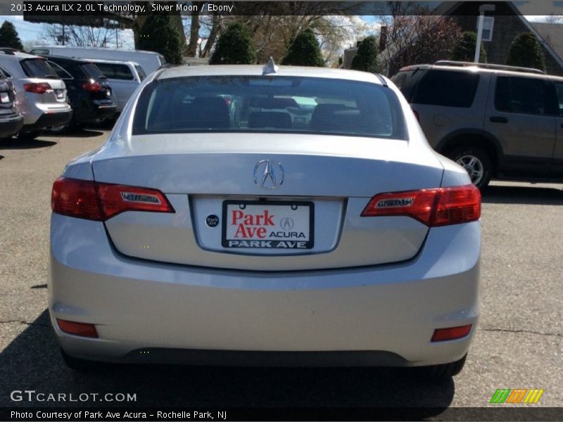 Silver Moon / Ebony 2013 Acura ILX 2.0L Technology