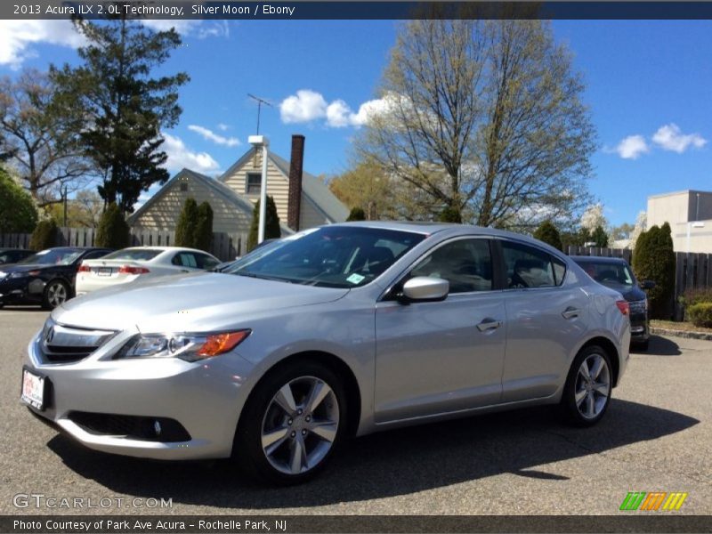 Silver Moon / Ebony 2013 Acura ILX 2.0L Technology