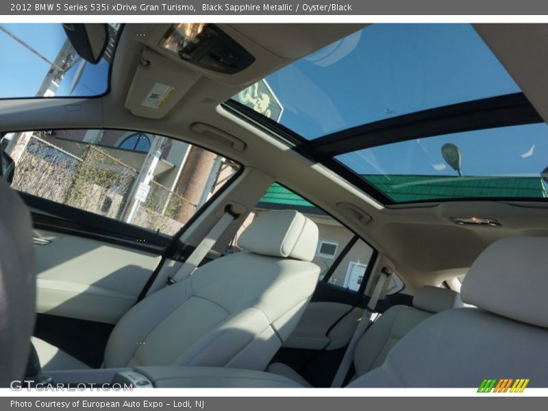 Black Sapphire Metallic / Oyster/Black 2012 BMW 5 Series 535i xDrive Gran Turismo