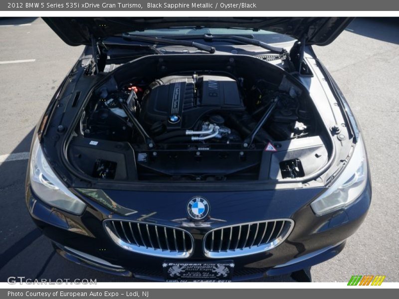 Black Sapphire Metallic / Oyster/Black 2012 BMW 5 Series 535i xDrive Gran Turismo