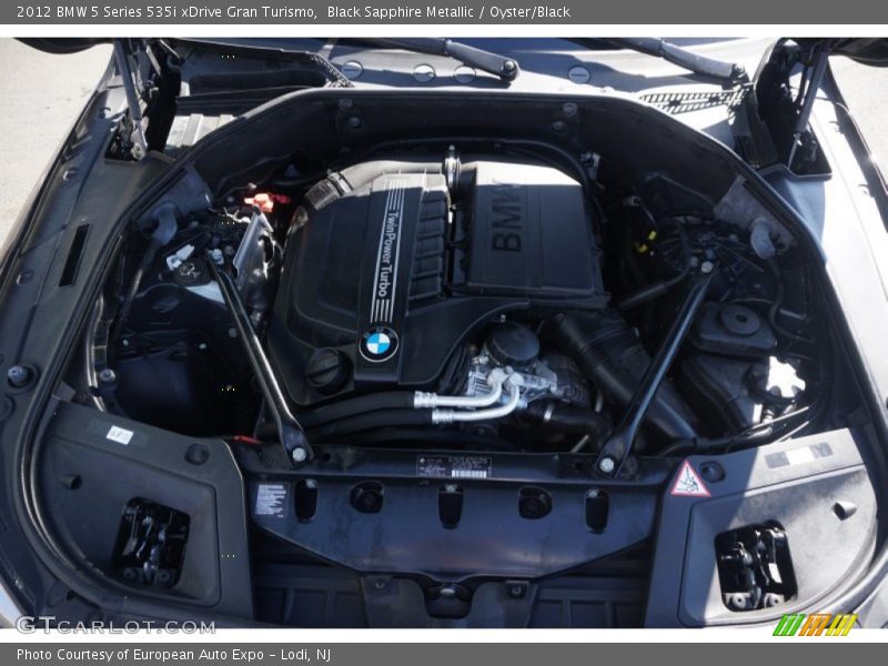 Black Sapphire Metallic / Oyster/Black 2012 BMW 5 Series 535i xDrive Gran Turismo