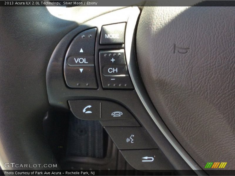 Silver Moon / Ebony 2013 Acura ILX 2.0L Technology