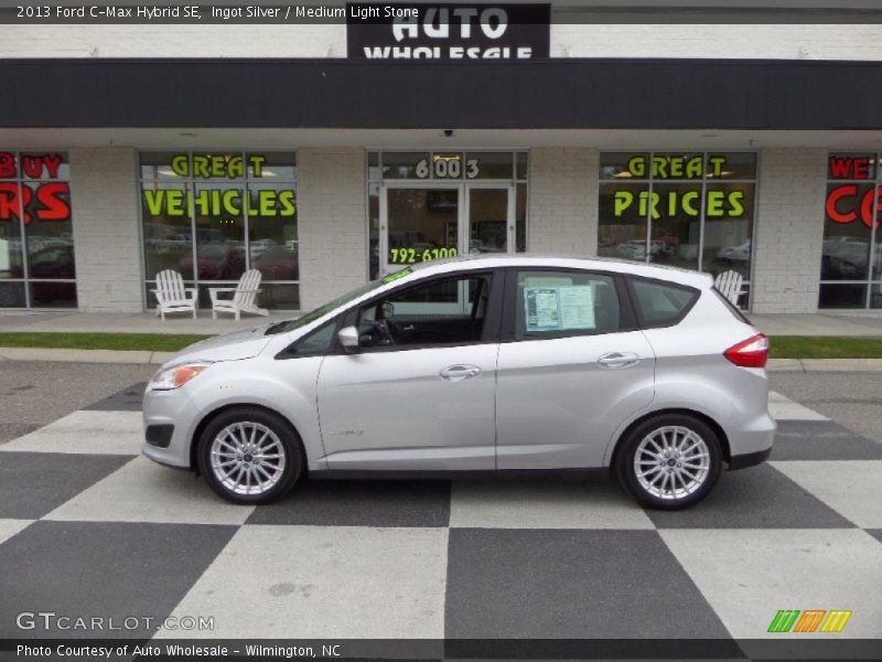 Ingot Silver / Medium Light Stone 2013 Ford C-Max Hybrid SE