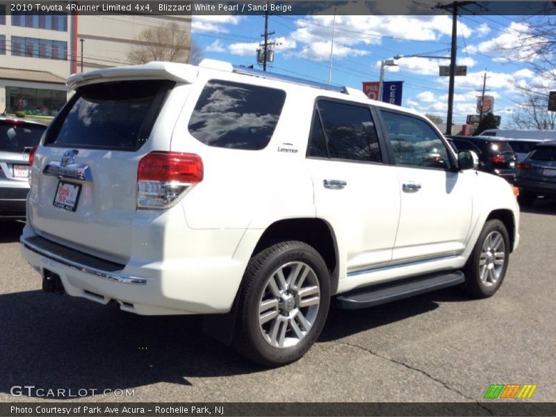 Blizzard White Pearl / Sand Beige 2010 Toyota 4Runner Limited 4x4