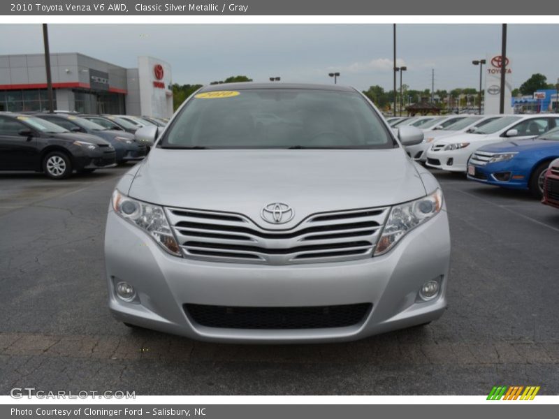 Classic Silver Metallic / Gray 2010 Toyota Venza V6 AWD