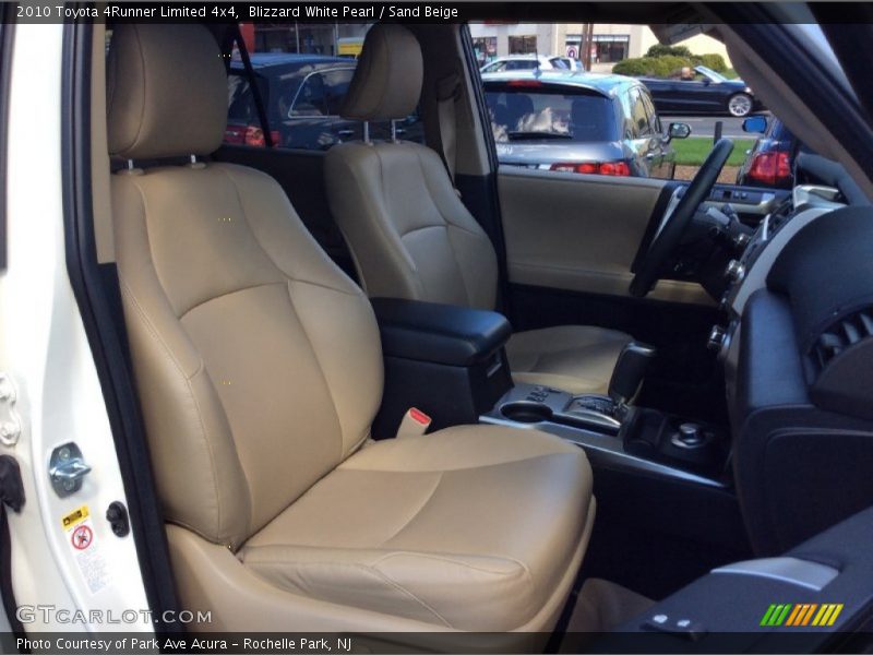 Blizzard White Pearl / Sand Beige 2010 Toyota 4Runner Limited 4x4
