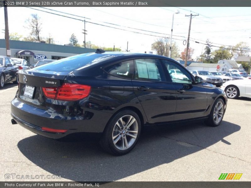 Black Sapphire Metallic / Black 2015 BMW 3 Series 328i xDrive Gran Turismo