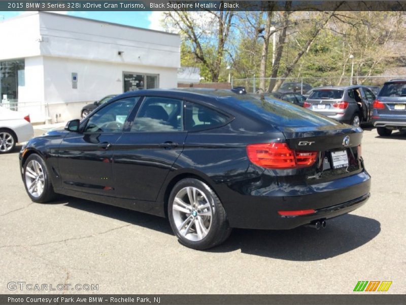 Black Sapphire Metallic / Black 2015 BMW 3 Series 328i xDrive Gran Turismo