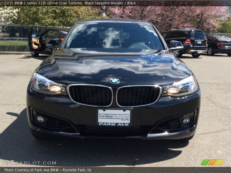 Black Sapphire Metallic / Black 2015 BMW 3 Series 328i xDrive Gran Turismo