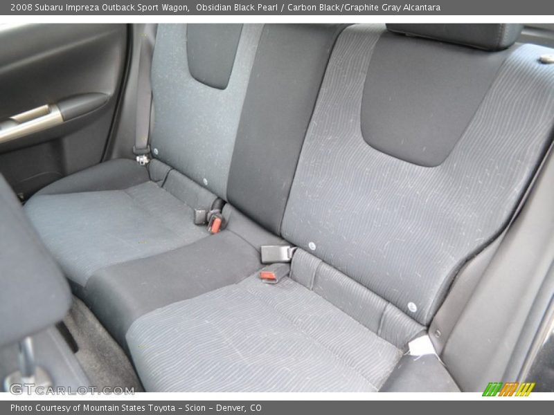 Obsidian Black Pearl / Carbon Black/Graphite Gray Alcantara 2008 Subaru Impreza Outback Sport Wagon