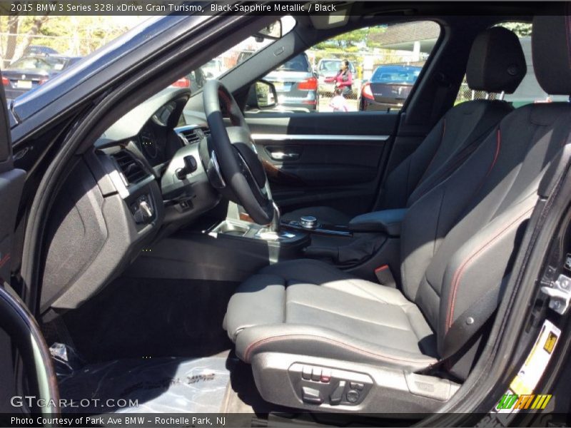 Black Sapphire Metallic / Black 2015 BMW 3 Series 328i xDrive Gran Turismo