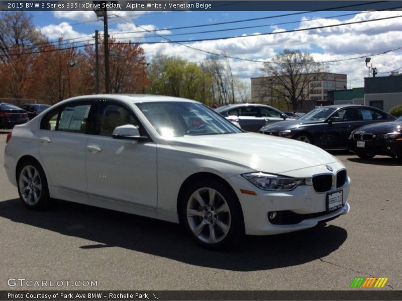 Alpine White / Venetian Beige 2015 BMW 3 Series 335i xDrive Sedan