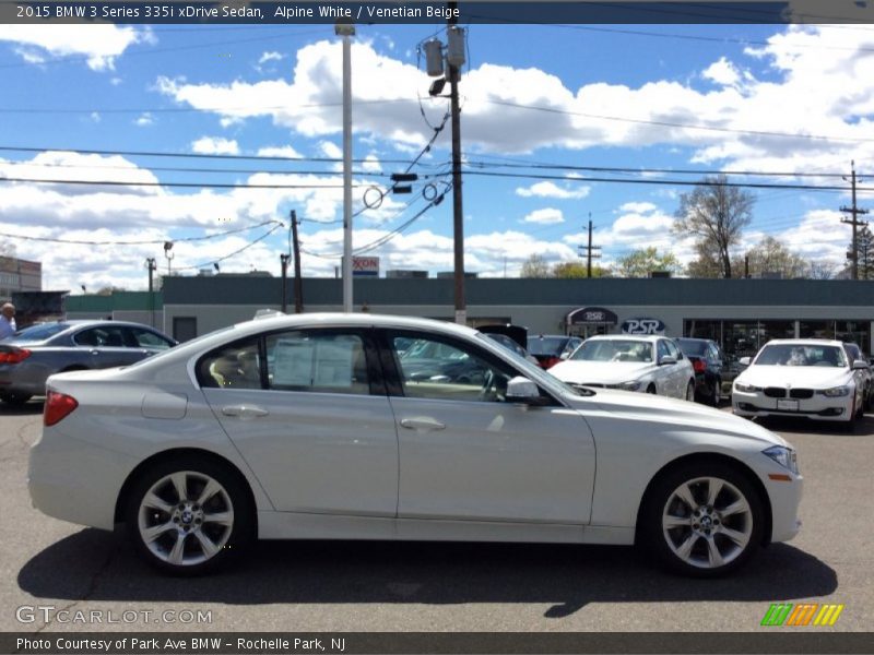 Alpine White / Venetian Beige 2015 BMW 3 Series 335i xDrive Sedan
