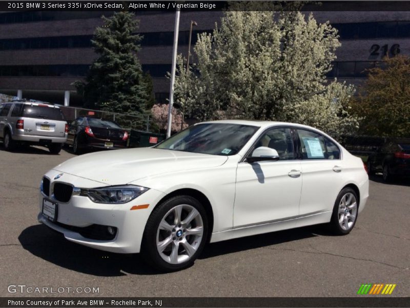 Alpine White / Venetian Beige 2015 BMW 3 Series 335i xDrive Sedan