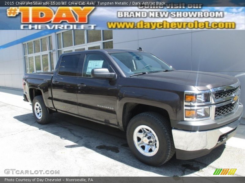 Tungsten Metallic / Dark Ash/Jet Black 2015 Chevrolet Silverado 1500 WT Crew Cab 4x4