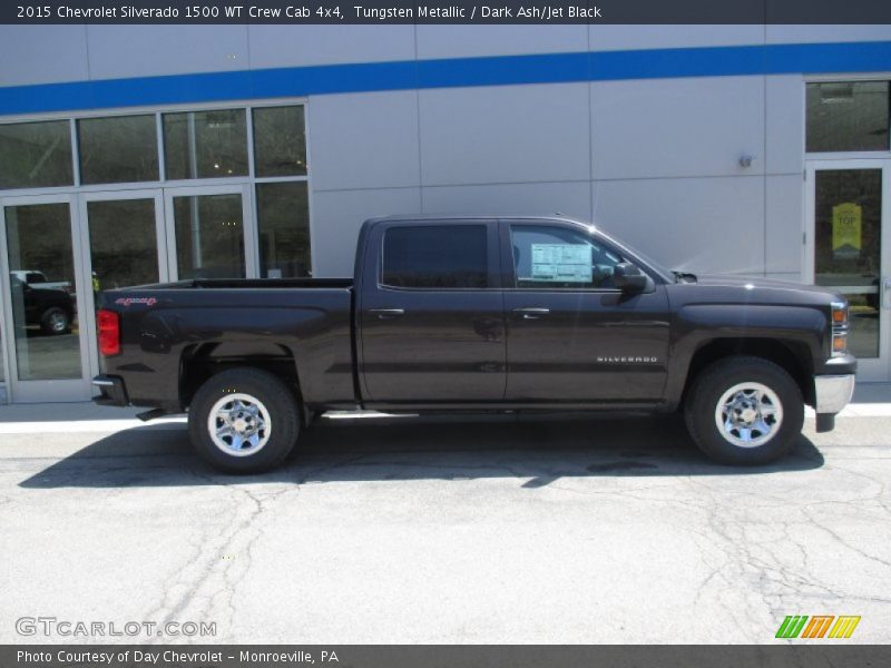 Tungsten Metallic / Dark Ash/Jet Black 2015 Chevrolet Silverado 1500 WT Crew Cab 4x4