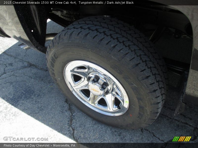 Tungsten Metallic / Dark Ash/Jet Black 2015 Chevrolet Silverado 1500 WT Crew Cab 4x4