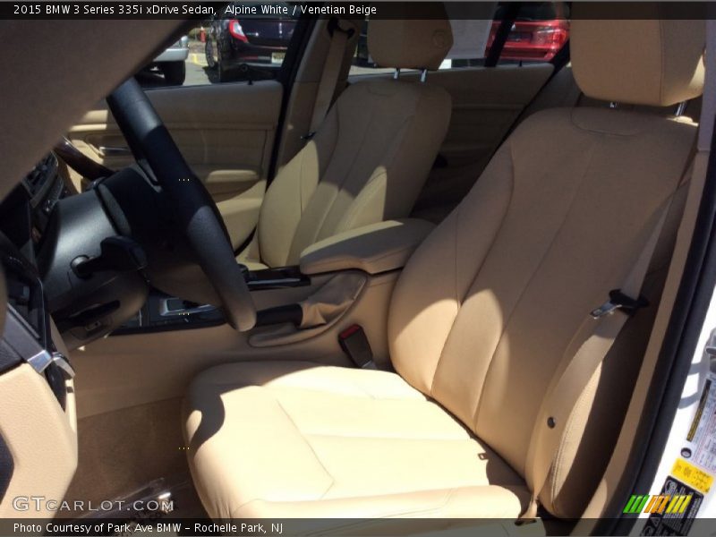 Alpine White / Venetian Beige 2015 BMW 3 Series 335i xDrive Sedan