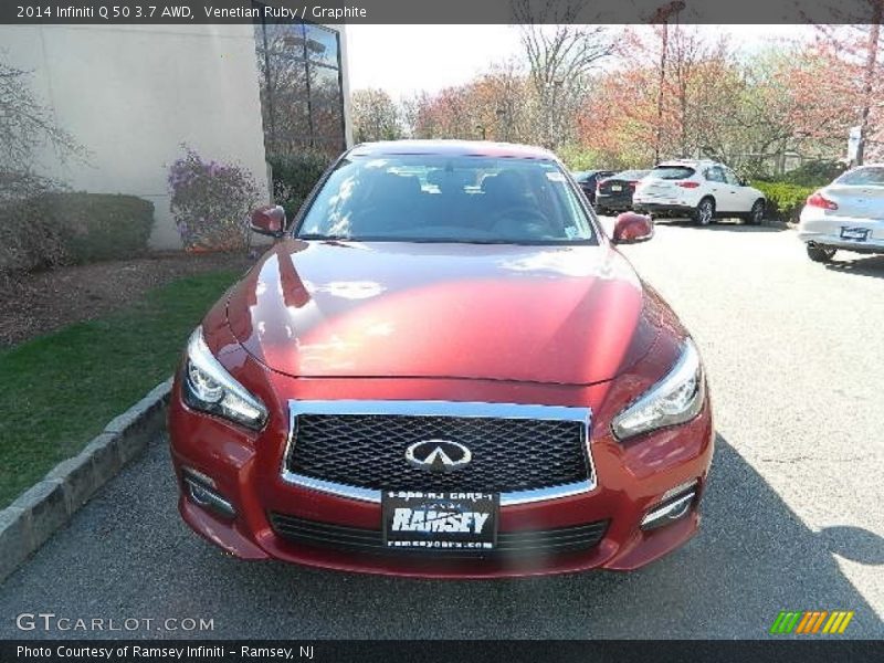 Venetian Ruby / Graphite 2014 Infiniti Q 50 3.7 AWD