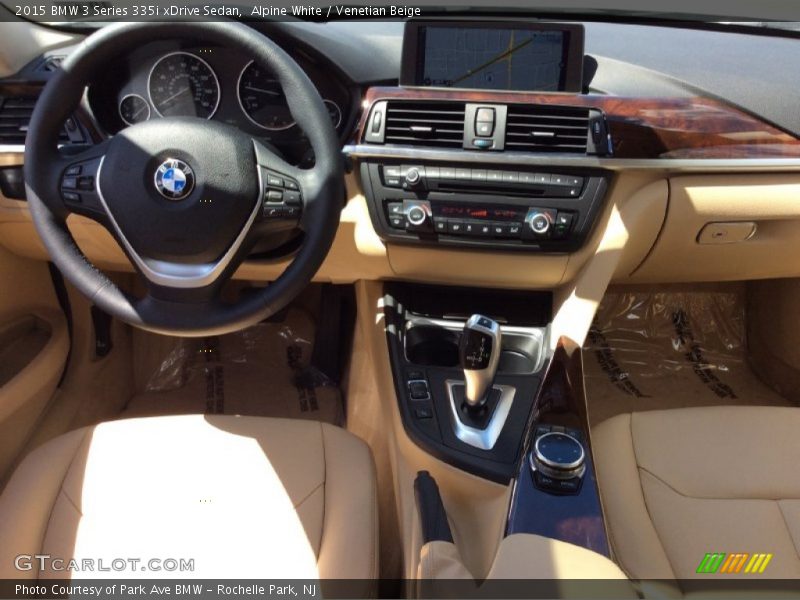 Alpine White / Venetian Beige 2015 BMW 3 Series 335i xDrive Sedan