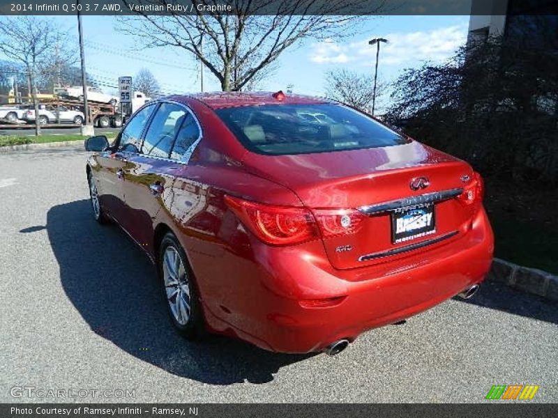 Venetian Ruby / Graphite 2014 Infiniti Q 50 3.7 AWD