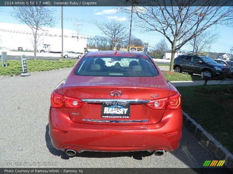 Venetian Ruby / Graphite 2014 Infiniti Q 50 3.7 AWD