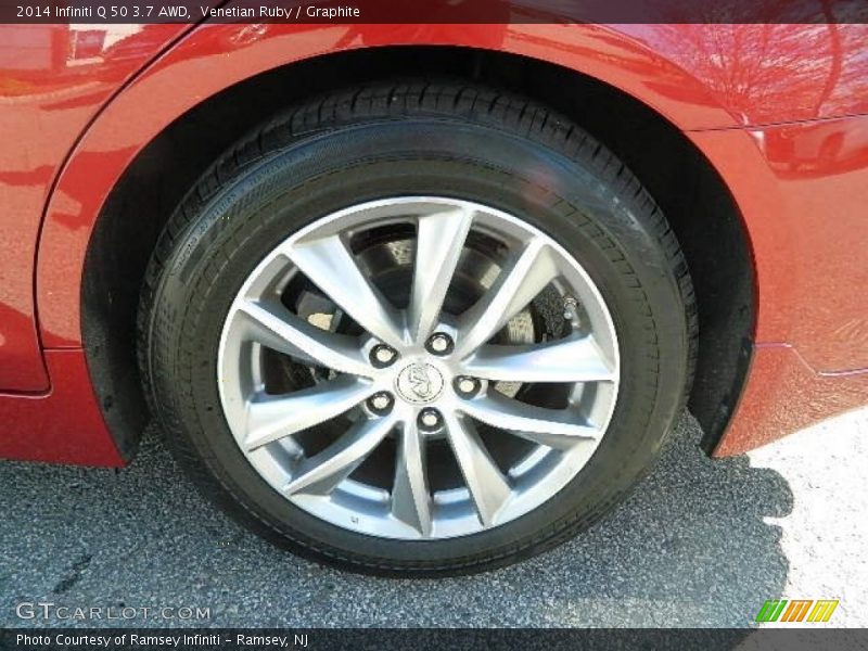 Venetian Ruby / Graphite 2014 Infiniti Q 50 3.7 AWD