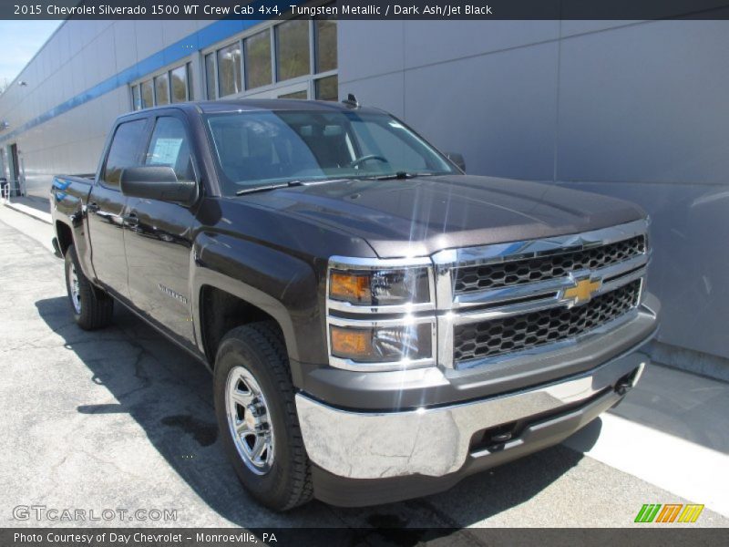 Tungsten Metallic / Dark Ash/Jet Black 2015 Chevrolet Silverado 1500 WT Crew Cab 4x4