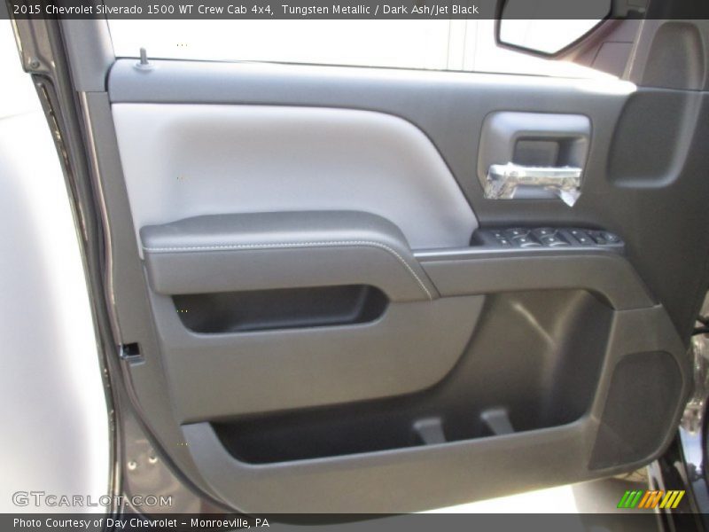 Tungsten Metallic / Dark Ash/Jet Black 2015 Chevrolet Silverado 1500 WT Crew Cab 4x4