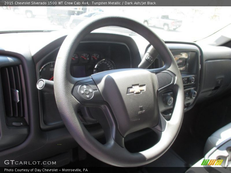 Tungsten Metallic / Dark Ash/Jet Black 2015 Chevrolet Silverado 1500 WT Crew Cab 4x4