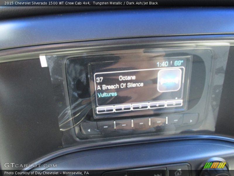 Tungsten Metallic / Dark Ash/Jet Black 2015 Chevrolet Silverado 1500 WT Crew Cab 4x4