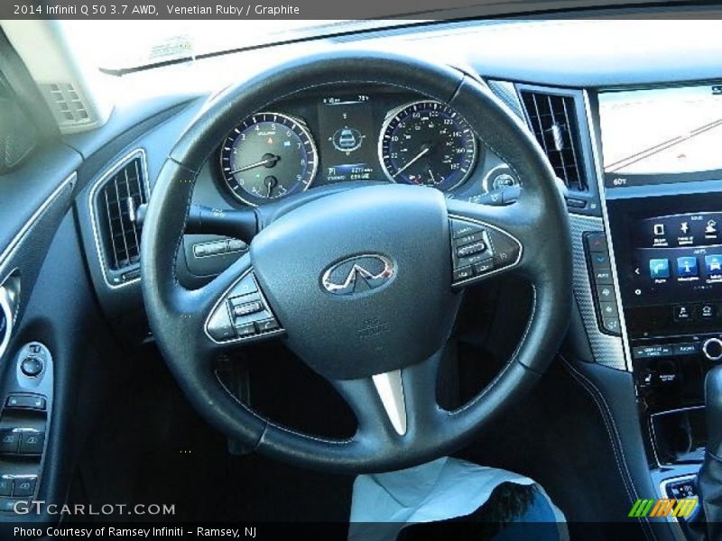 Venetian Ruby / Graphite 2014 Infiniti Q 50 3.7 AWD