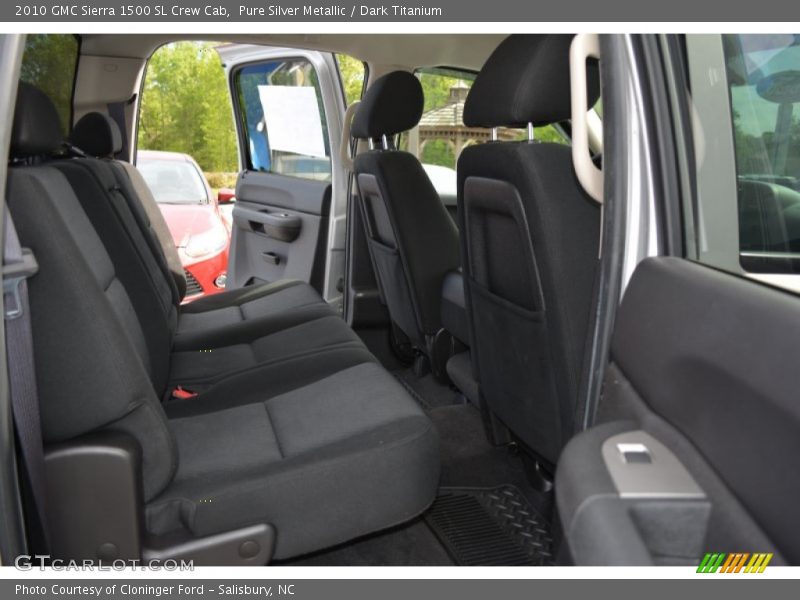 Pure Silver Metallic / Dark Titanium 2010 GMC Sierra 1500 SL Crew Cab