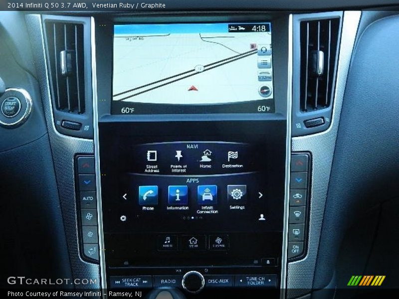 Venetian Ruby / Graphite 2014 Infiniti Q 50 3.7 AWD