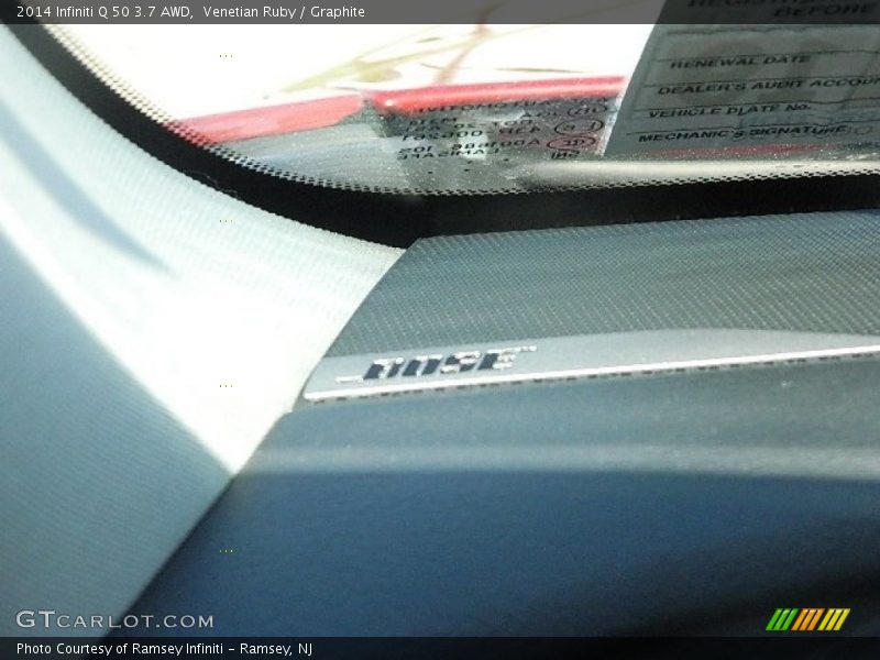 Venetian Ruby / Graphite 2014 Infiniti Q 50 3.7 AWD