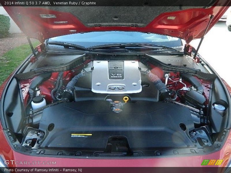 Venetian Ruby / Graphite 2014 Infiniti Q 50 3.7 AWD