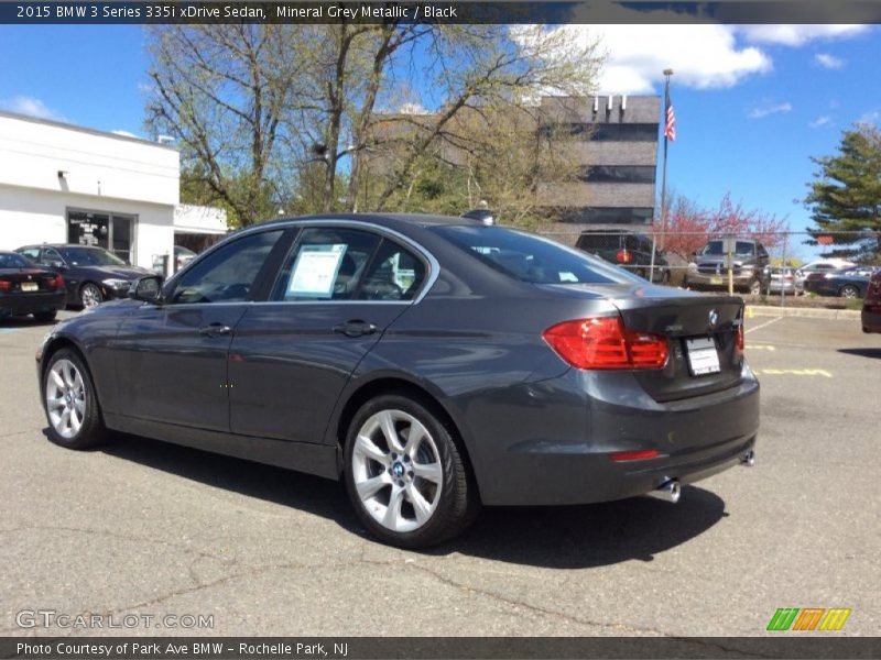 Mineral Grey Metallic / Black 2015 BMW 3 Series 335i xDrive Sedan