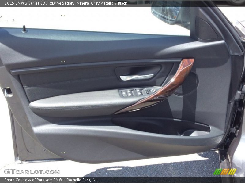 Mineral Grey Metallic / Black 2015 BMW 3 Series 335i xDrive Sedan